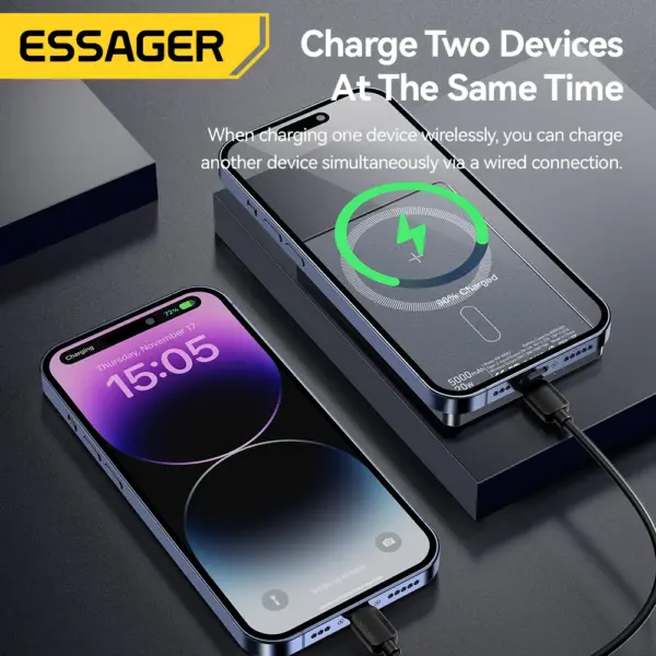 Essager Wireless Power Bank 20W 5000mAh - Image 5