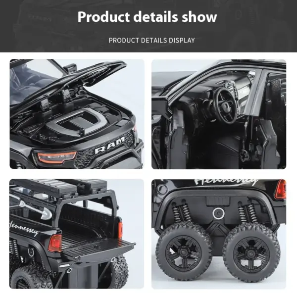1:32 Dodge Mammoth 1000 Diecast Model SUV - Image 5