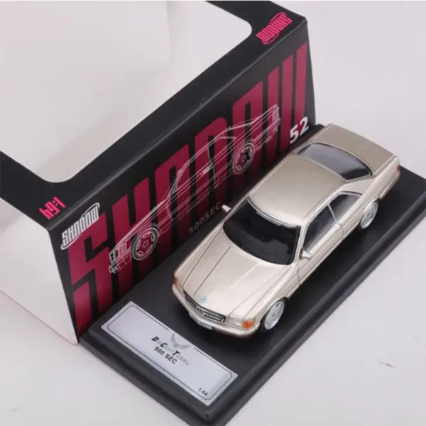 DCT 1:64 Scale 500SEC Alloy Sedan Model - Image 8