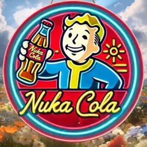 Vintage Nuka Cola Wood Sign 7.8x7.8 Inches 10 S4b2d2e449919494fa617065e266e15a9z