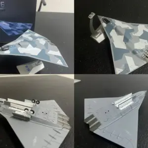 HYINUO J36 1:144 Diecast Fighter Plane Model 7 S4b5ef65b874c48adaf582d5e57029f9eA