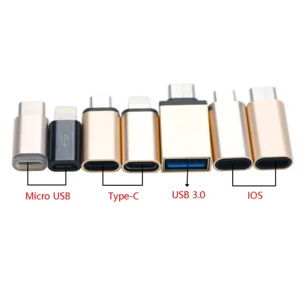 Micro USB to Type C/IOS Adapter for Smartphones - Image 3