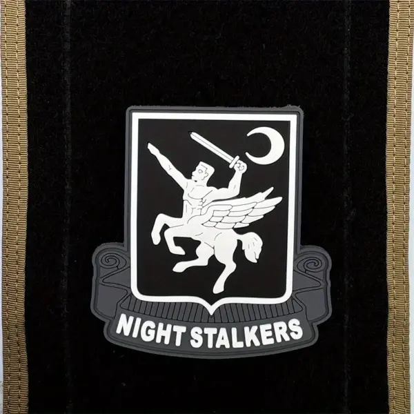 Night Stalkers PVC Hook and Loop Patch for Apparel - Image 5