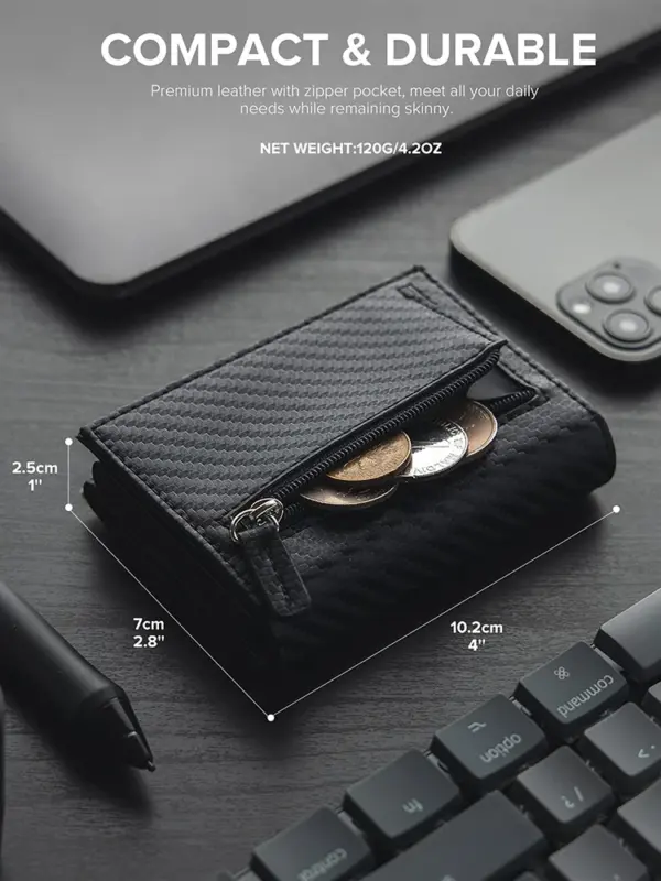 RFID Blocking Bifold Wallet for Men MW0511-1 - Image 5