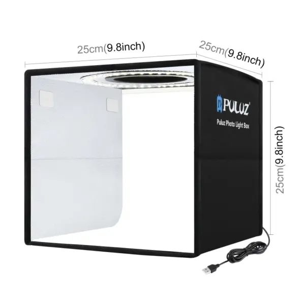 PULUZ 25cm Portable CRI 97 Ring Light Kit - Image 2