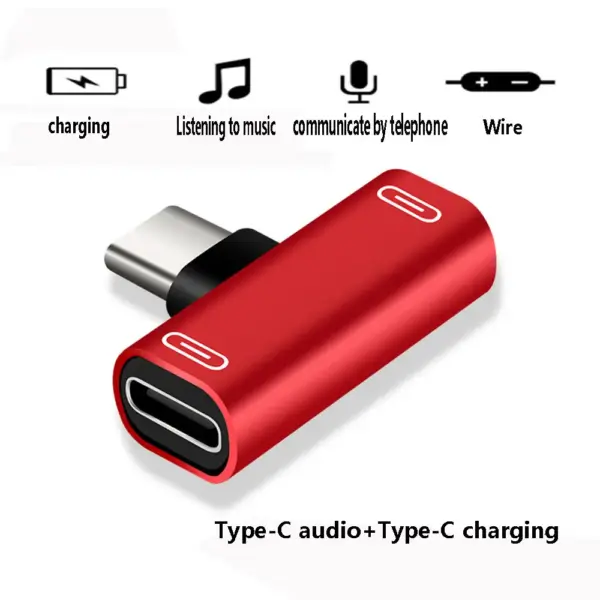 2-in-1 USB C Male to Dual Type C Female Splitter - Image 11