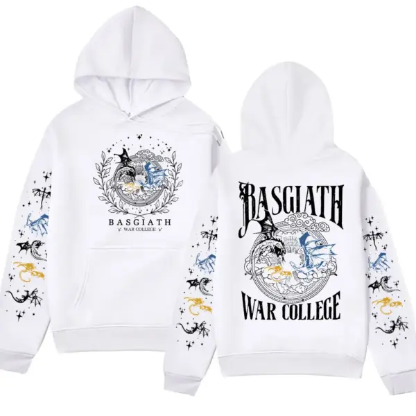 Printed Oversized Hoodie with Dragon Rider Design - Image 2
