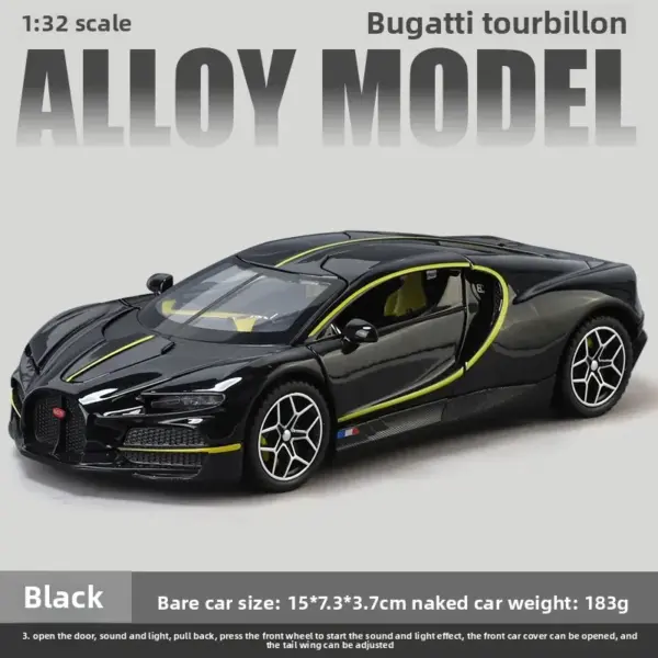 1/32 Bugatti Tourbillon Diecast Car Model - Image 9