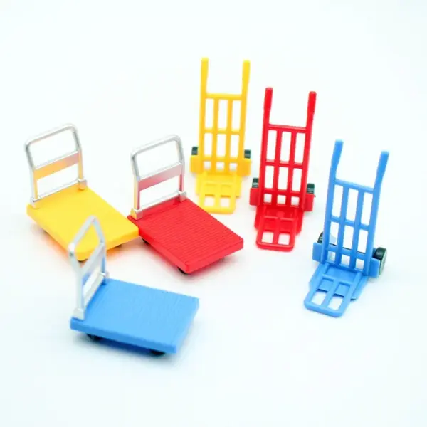 Miniature Dollhouse Cargo Trolleys Set - Image 4