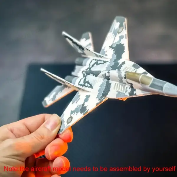 MiG-29 Fighter Jet Model Kit 3D Printed Assembly - Image 5