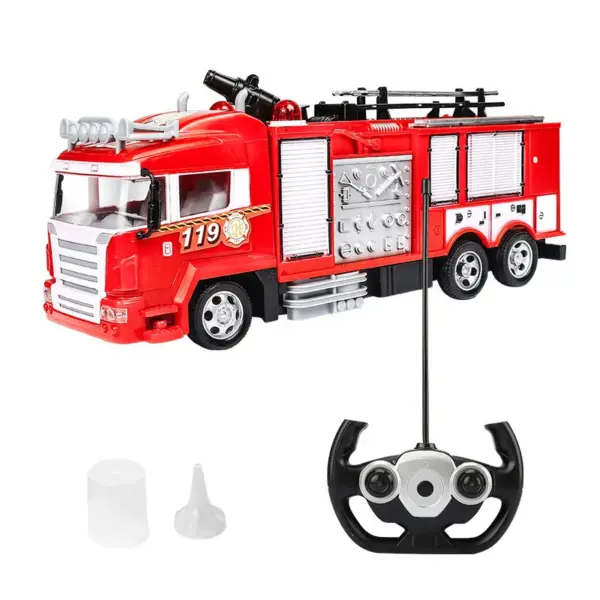 Remote Control Fire Truck Toy Set for Kids - Image 4