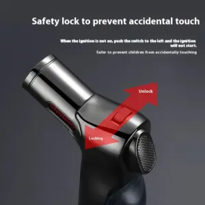 JOBON Four Flame Windproof Gas Lighter for Cigars and Cooking 16 S4c2594ec7d3f43e4864bfa661fe0feebZ