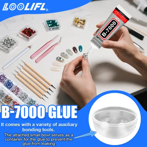 LOOLIFL B-7000 50ml Multipurpose Craft Glue - Image 4
