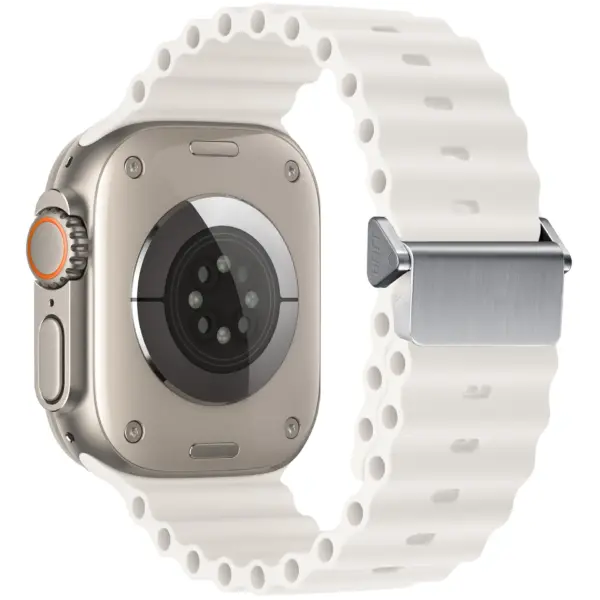 Silicone Ocean Strap for Apple Watch Ultra Series - Image 13