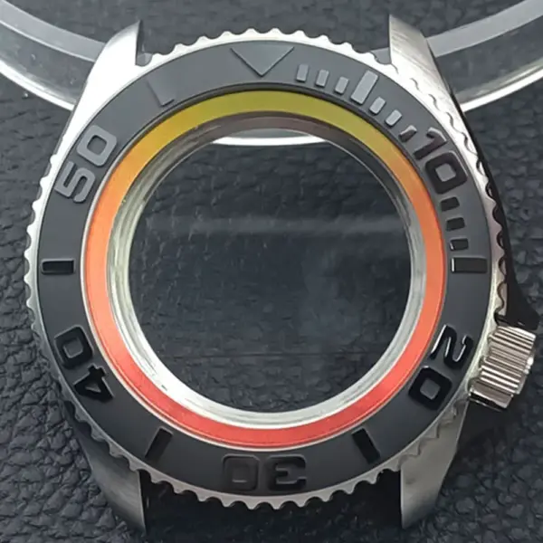 41.5mm Sapphire Crystal Watch Case for NH 35/36 Black Matte Finish - Image 54