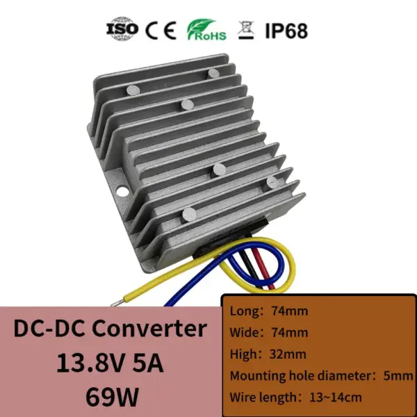 DC-DC Buck Converter 10-150V to 13.8V 5A/8A/10A - Image 9