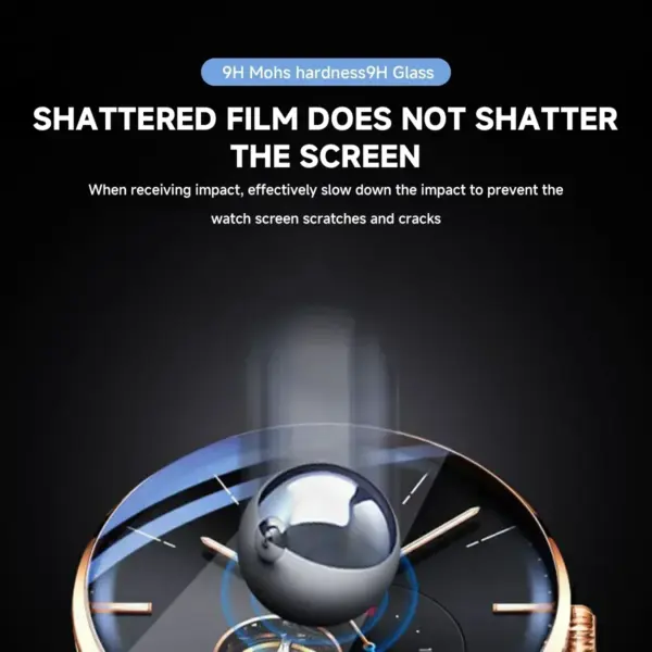 Universal Tempered Glass Screen Protector for Smartwatches - Image 3