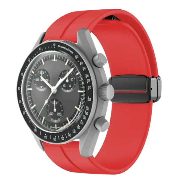 Silicone Strap for Omega MoonSwatch Planet Watch - Image 8