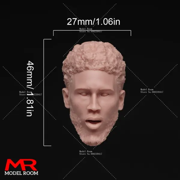 Unpainted 1/6 Leonardo Head Sculpt Model - Image 17