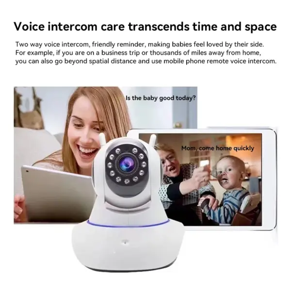 DIXSG 1080P Wireless Indoor Security Camera with Two-Way Audio - Image 3