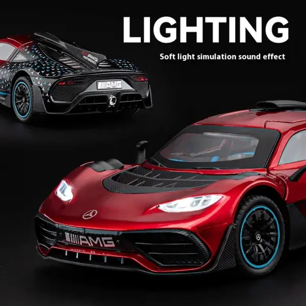 1:24 Benz AMG ONE Diecast Race Car Model - Image 4