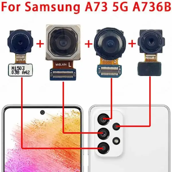 Samsung Galaxy A73 A53 A33 Rear Camera Module - Image 7