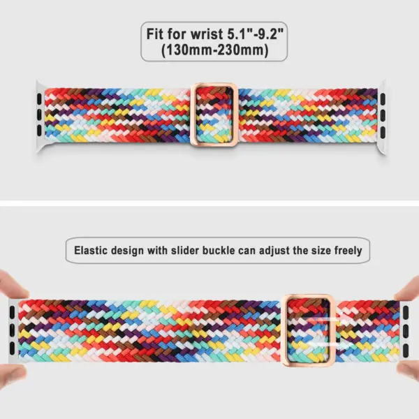 Braided Nylon Solo Loop for Apple Watch Series 1-6 - Image 6