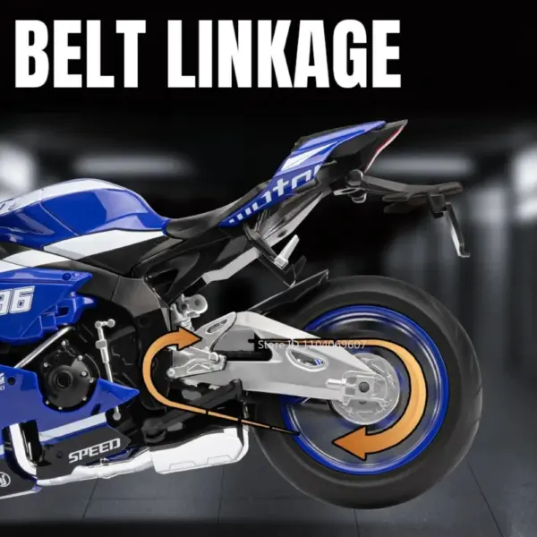 1:9 R1M HONDA CBR1000RR Diecast Motorcycle Model for Kids - Image 3