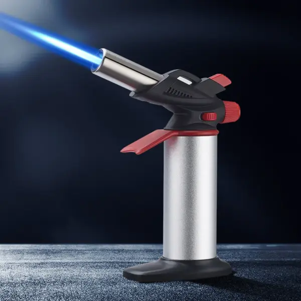 Windproof Blue Flame Jet Torch Lighter for Outdoor Use - Image 3