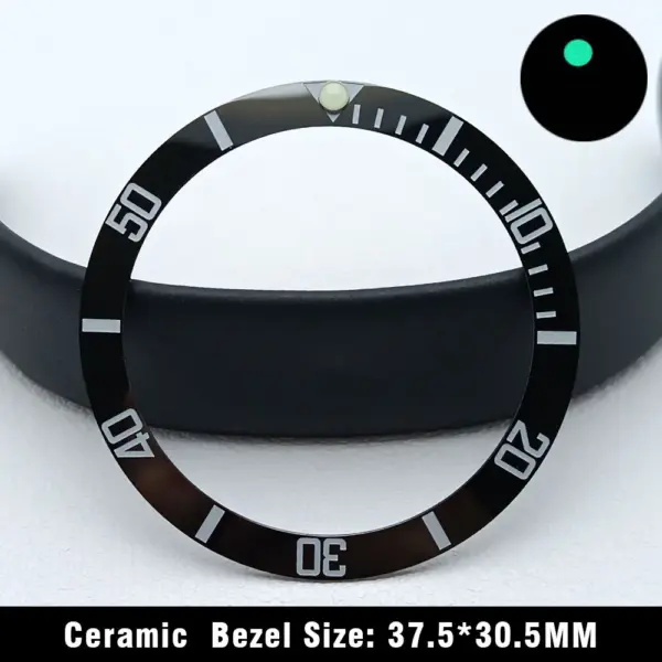 37.5mm Sloping Ceramic Watch Bezel Insert Replacement - Image 12