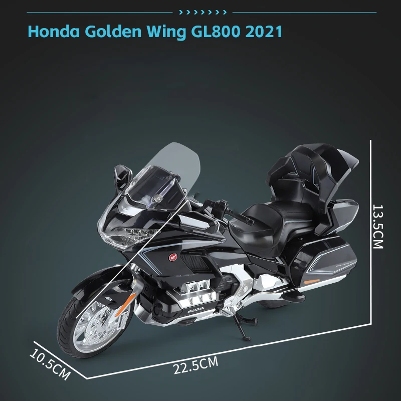 1:11 Honda Gold Wing GL800 Alloy Die Cast Motorcycle Model 5 1:11 Honda Gold Wing GL800 Alloy Die Cast Motorcycle Model - Image 5