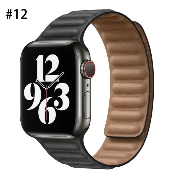 Leather Strap for Apple Watch Series 8/7/6/5/4/3/2/1 - Image 33