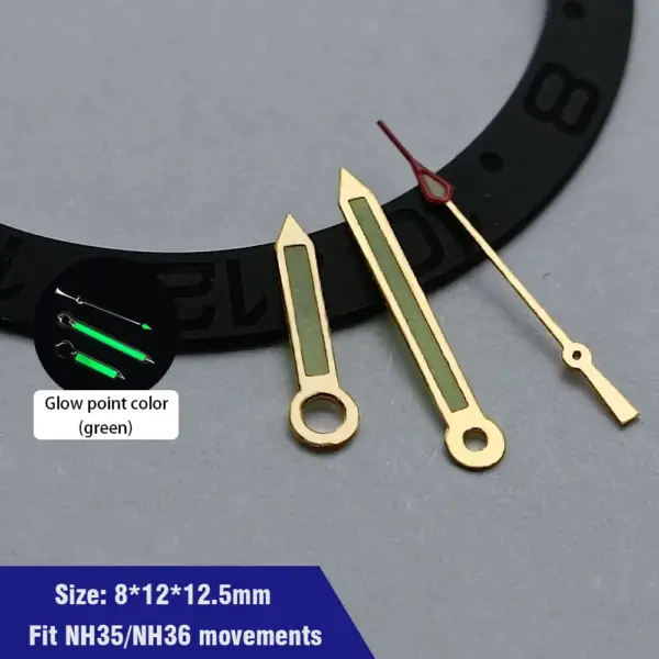 Green Luminescent Hands for NH35 NH36 Sports Watch - Image 17