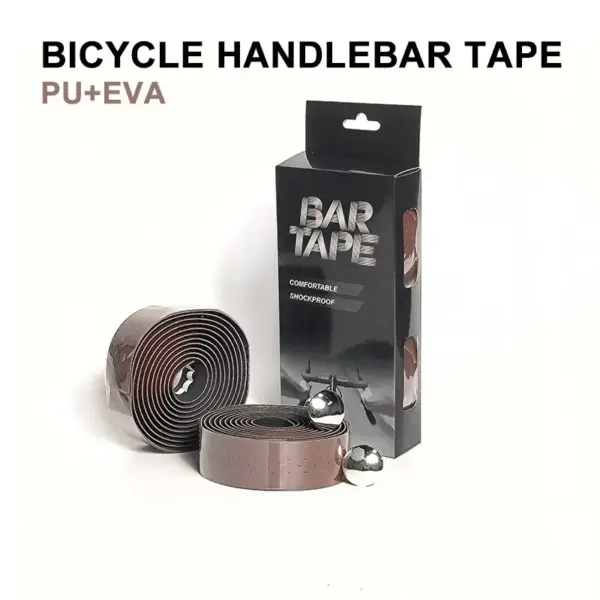 Outdoor Cycling Handlebar Tape with Bar Plugs - Image 2