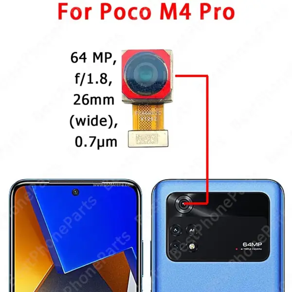 Xiaomi Poco M4 Pro 5G Rear Camera Module - Image 2