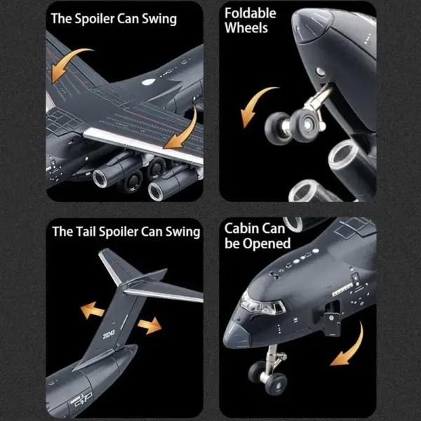 1:180 Y-20 Transport Aircraft Model with Light and Sound - Image 3