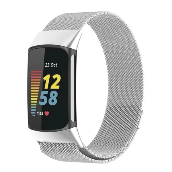 Milanese Loop for Fitbit Charge 5/6 Strap - Image 13