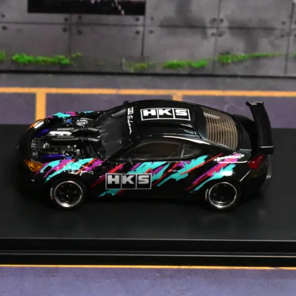 GT Gulf HKS 1:64 Diecast Model Car - Image 4
