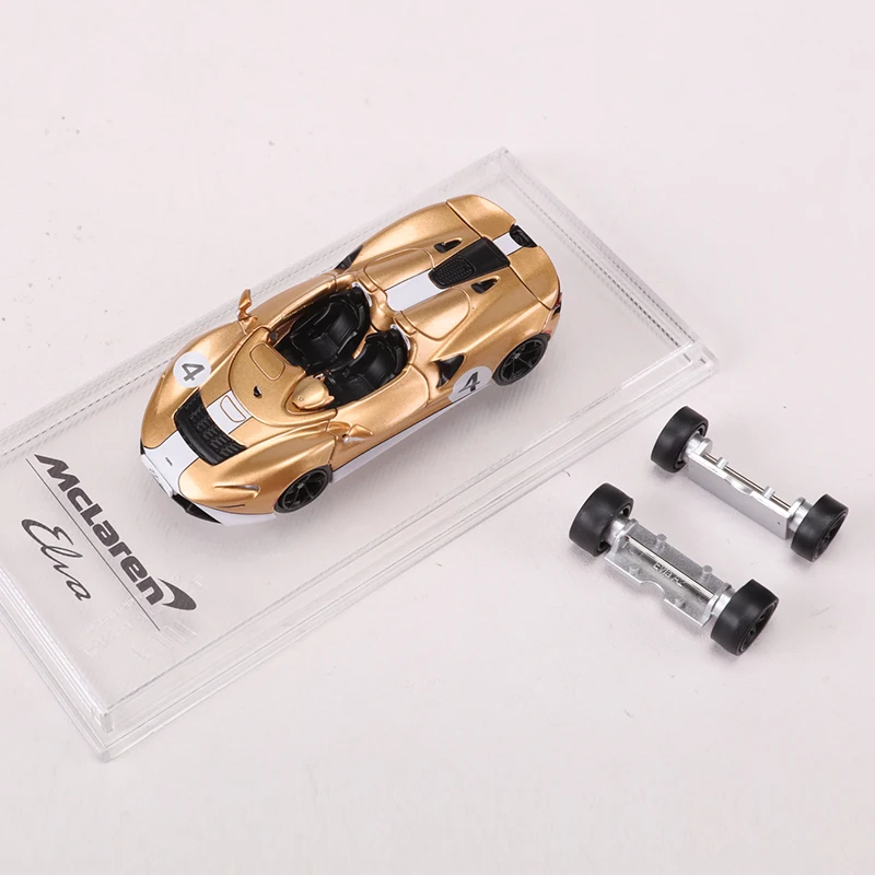 CM Model 1:64 Elva Diecast Car Blue and Gray 5 CM Model 1:64 Elva Diecast Car Blue and Gray - Image 5