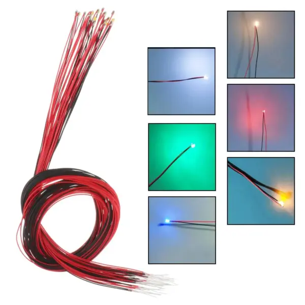 10-Pack Miniature Railway Train LED Street Lights - Image 3