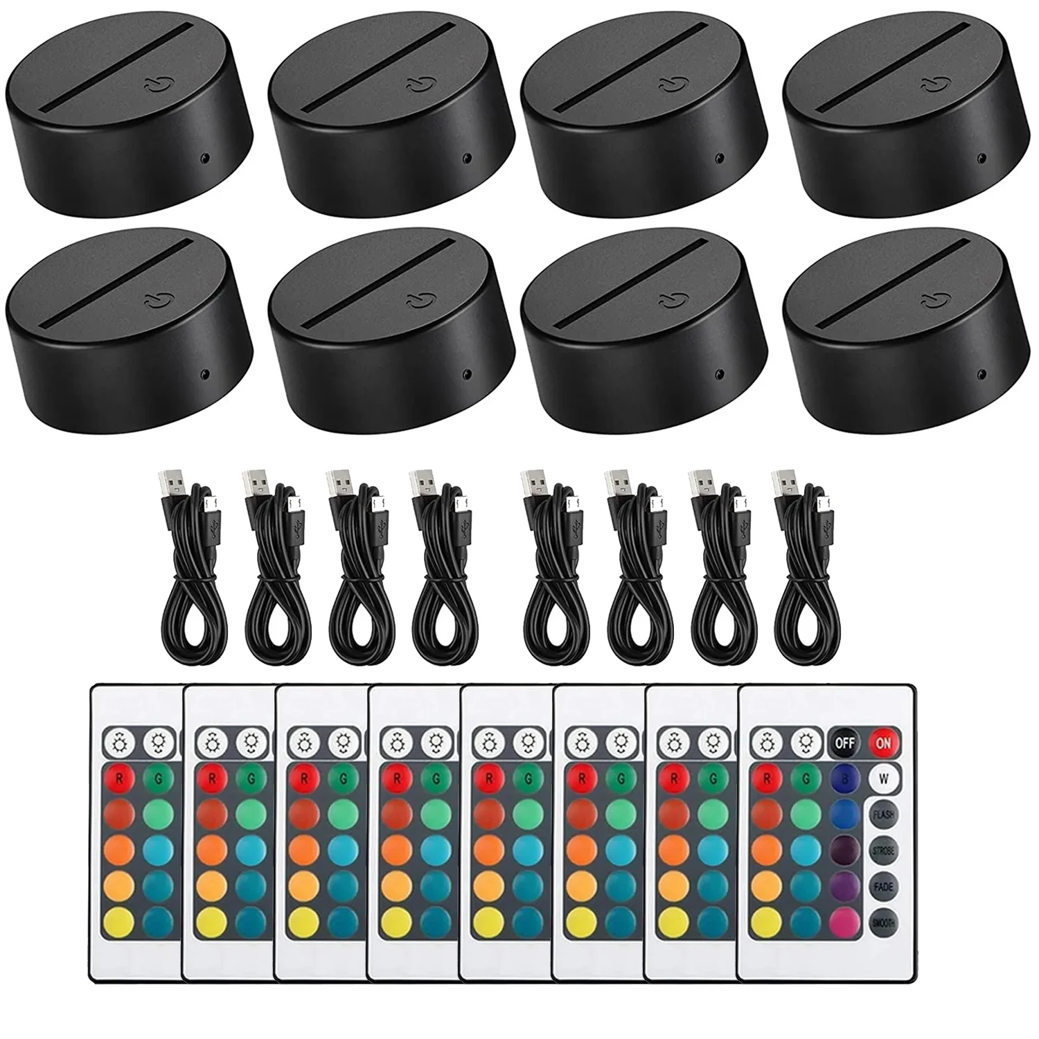 Multi-Color LED Lamp Base for Atmosphere Settings 13 Multi-Color LED Lamp Base for Atmosphere Settings - Image 13