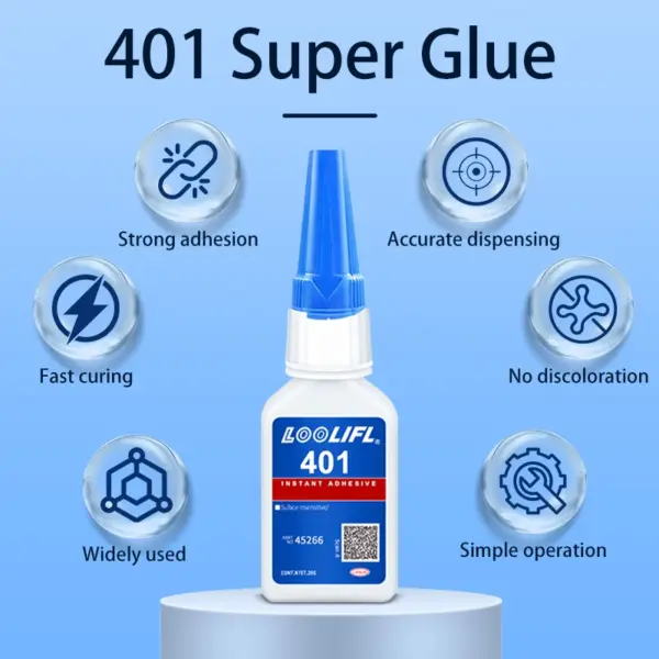 LOOLIFL Instant Super Glue 1/5Pcs Fast Bonding Adhesive - Image 5