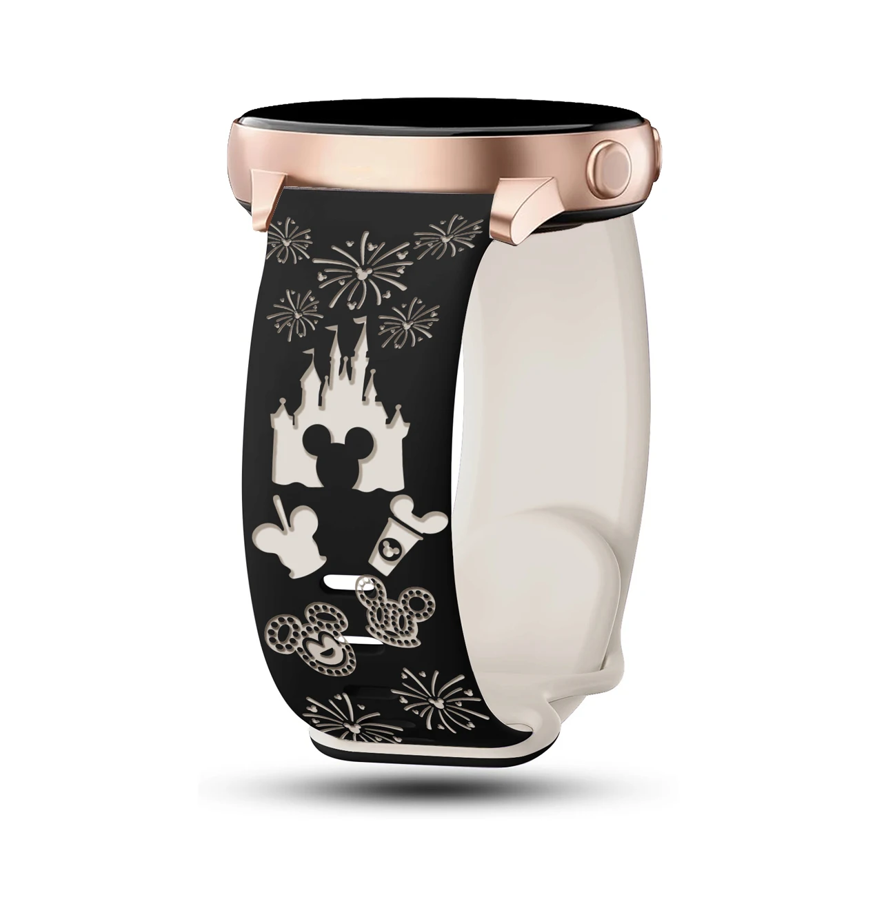 20mm Silicone Floral Engraved Watch Band for Samsung Galaxy Watch 7 19 20mm Silicone Floral Engraved Watch Band for Samsung Galaxy Watch 7 - Image 19