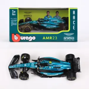 Bburago 1:43 Aramco F1 AMR23 Model Car 10 S506f83a40abb48fe8b81c5e4c884047aa