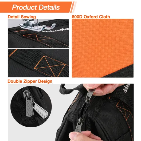 Valuemax 13-inch Large Tool Bag with 12 Pockets - Image 2