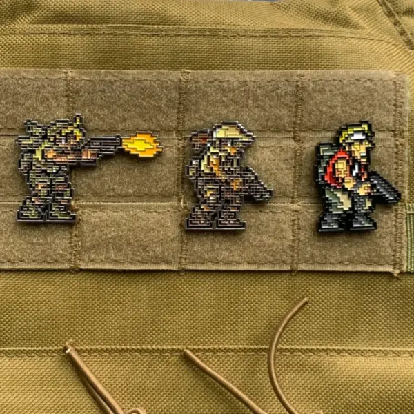 Arcade King Pixel Game Patches Set for Clothing - Image 3