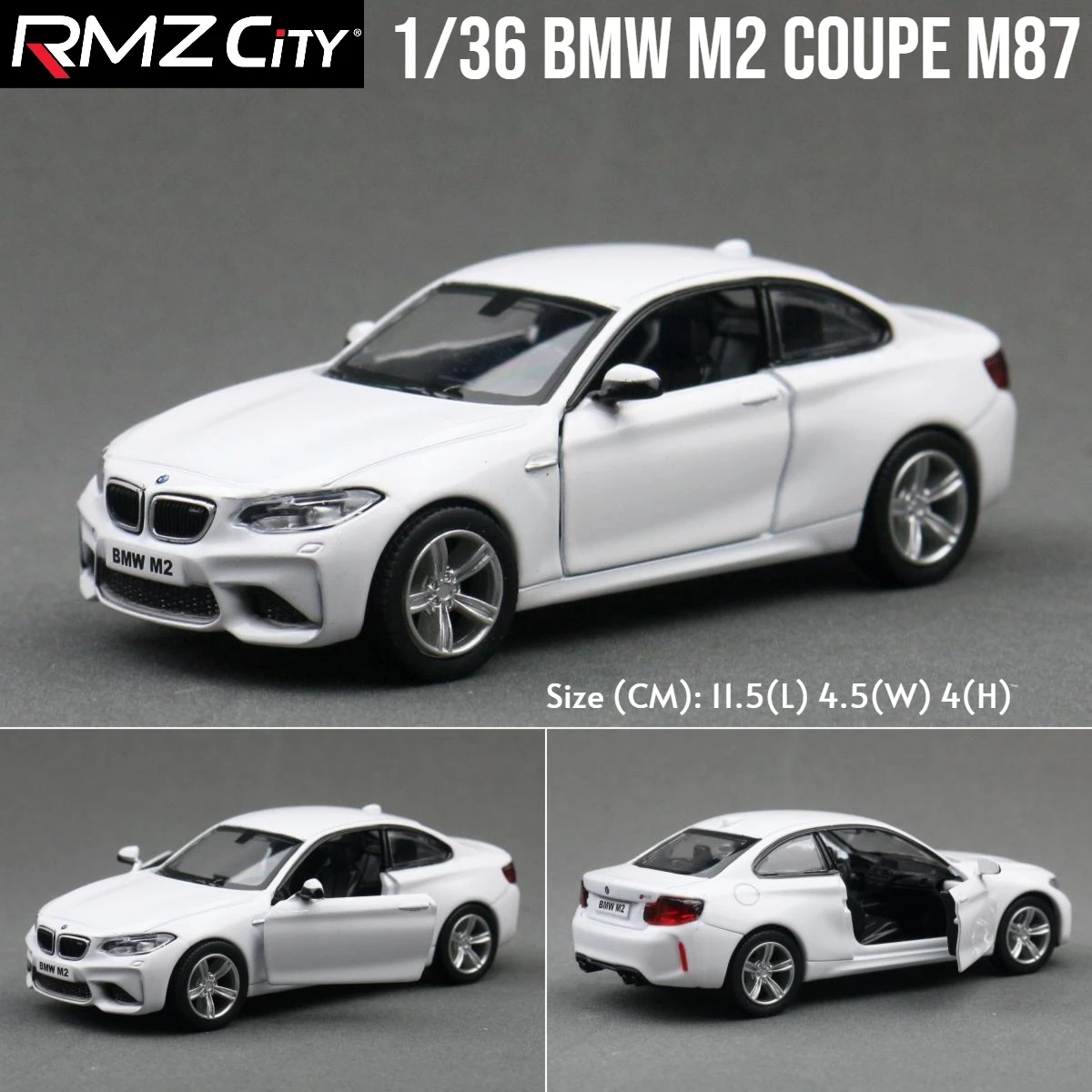 1/36 BMW M2 M3 M4 M5 Diecast Toy Car Collection 18 1/36 BMW M2 M3 M4 M5 Diecast Toy Car Collection - Image 18