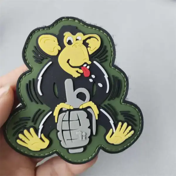 Tactical Monkey 3D PVC Patch for Gear - Image 2