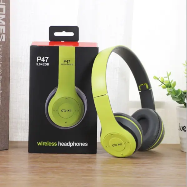 P47 Bluetooth 5.0 Wireless Over-Ear Headphones - Image 9