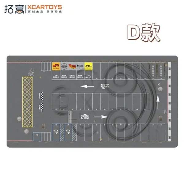 XCARTOYS Road Traffic Scene Mouse Pad Display Model - Image 9